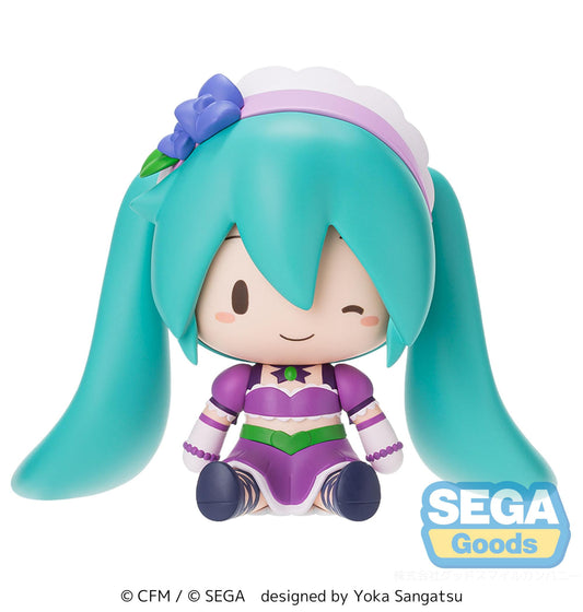 Hatsune Miku x Love and Berry Dress Up and Dance! Fuwa Petit Chibi Figure Sparkly Purple