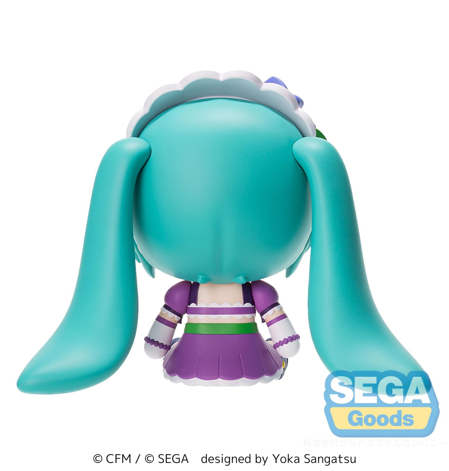 Hatsune Miku x Love and Berry Dress Up and Dance! Fuwa Petit Chibi Figure Sparkly Purple