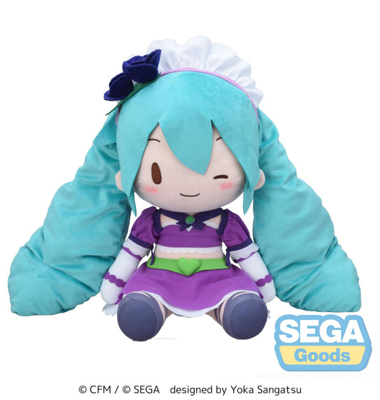 Hatsune Miku x Love and Berry Dress Up and Dance! Fuwa Petit Plush Sparkly Purple (LL)