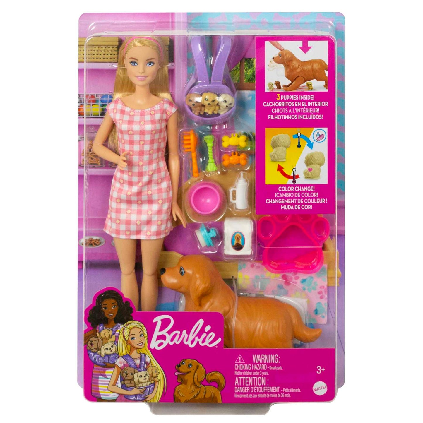Barbie - Family - Newborn Pups (Caucasian)
