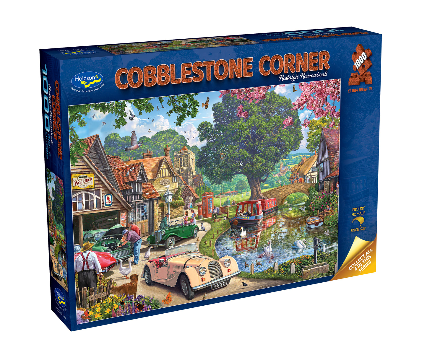 Puzzle - Holdson - Cobblestone Corner S2 1000pc Nostalgic Narrowboats