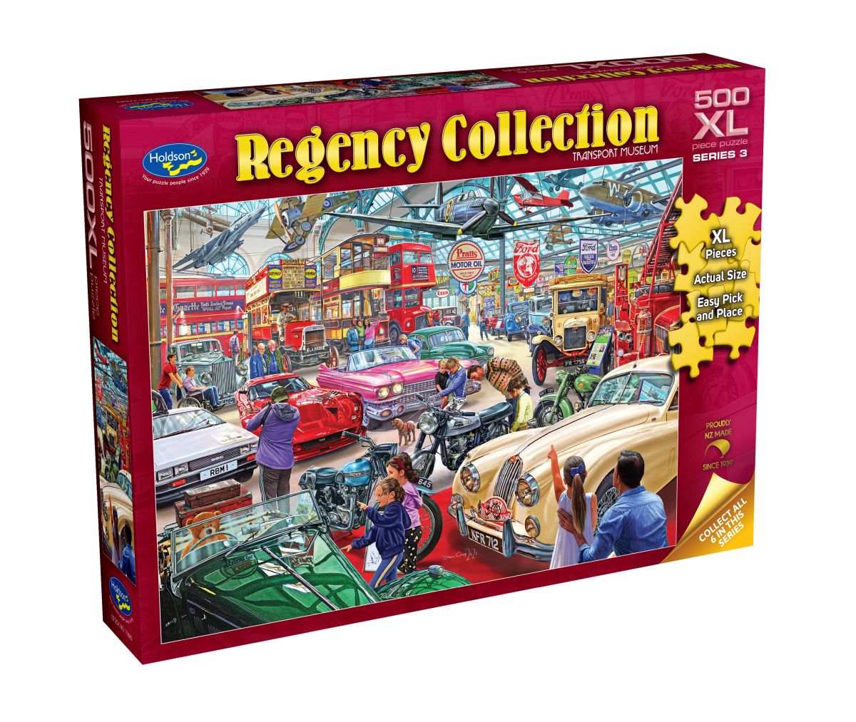 Puzzle - Holdson - Regency Series 3 - Transport Museum - 500pc XL