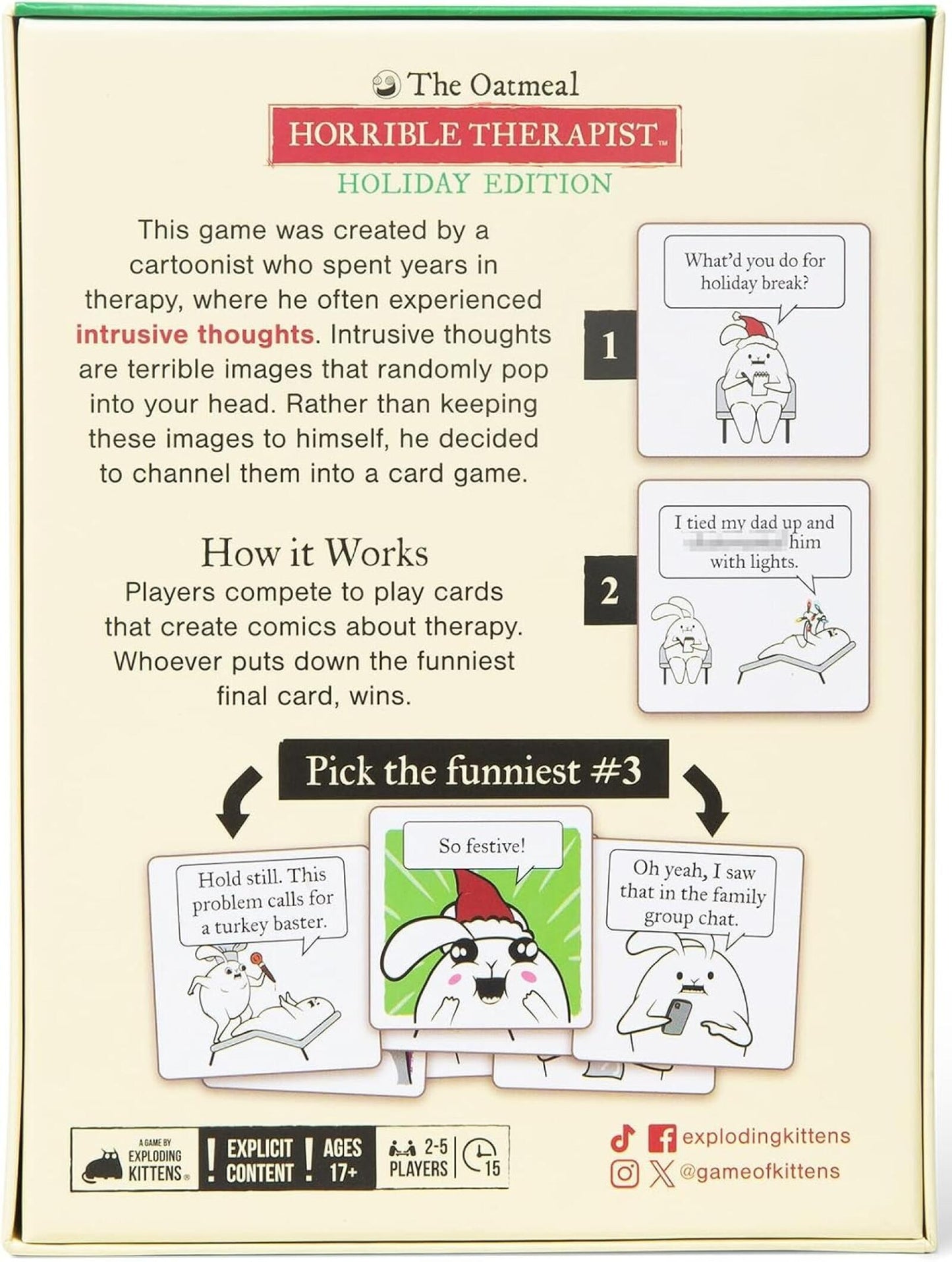 Horrible Therapist Holiday Edition