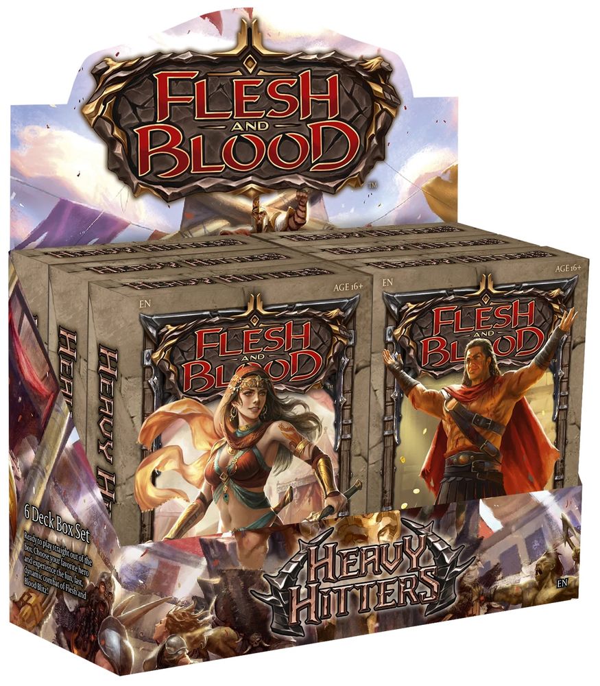 Flesh and Blood Heavy Hitters Blitz Deck Display (6)