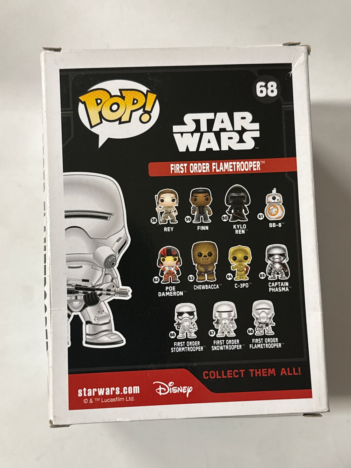 Star Wars - First Order Flametrooper Pop! Vinyl #68