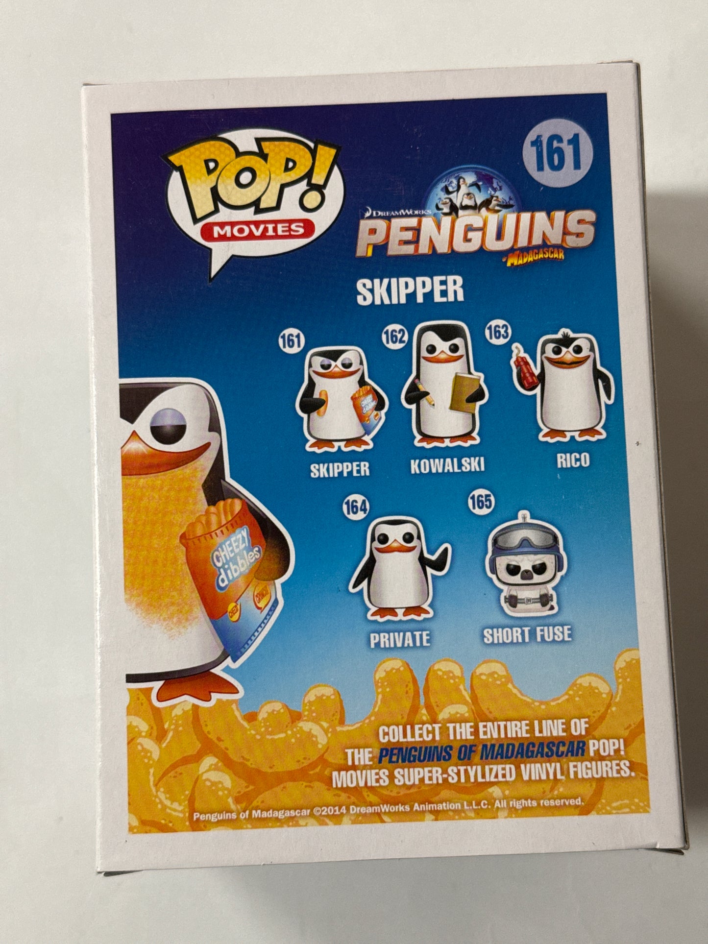 Penguins of Madagascar - Skipper (Cheesy) Pop! Vinyl #161
