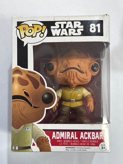 Star Wars - Admiral Ackbar Pop! Vinyl #81