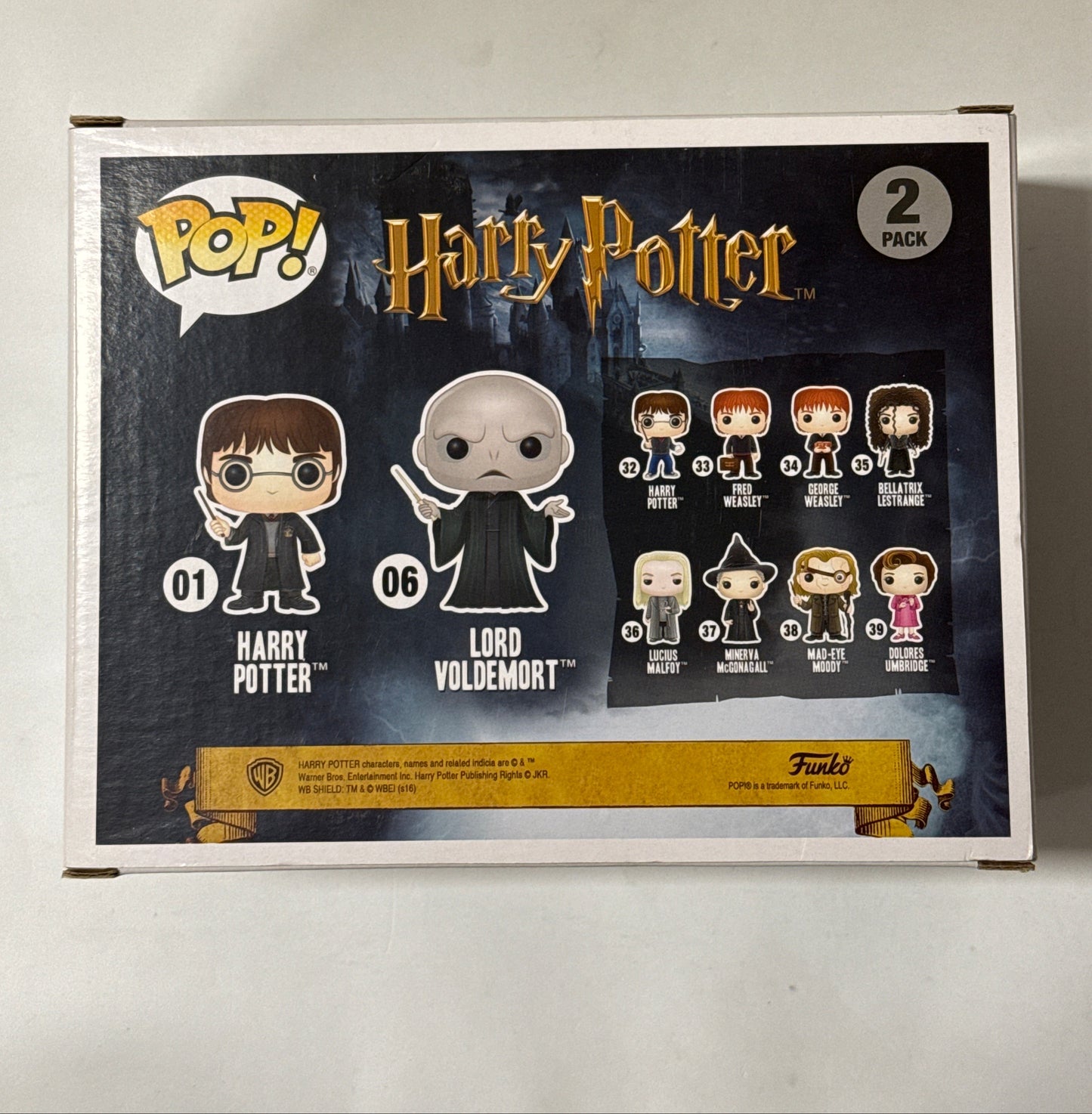 Harry Potter - Harry Potter & Lord Voldemort 2 Pack Pop! Vinyl