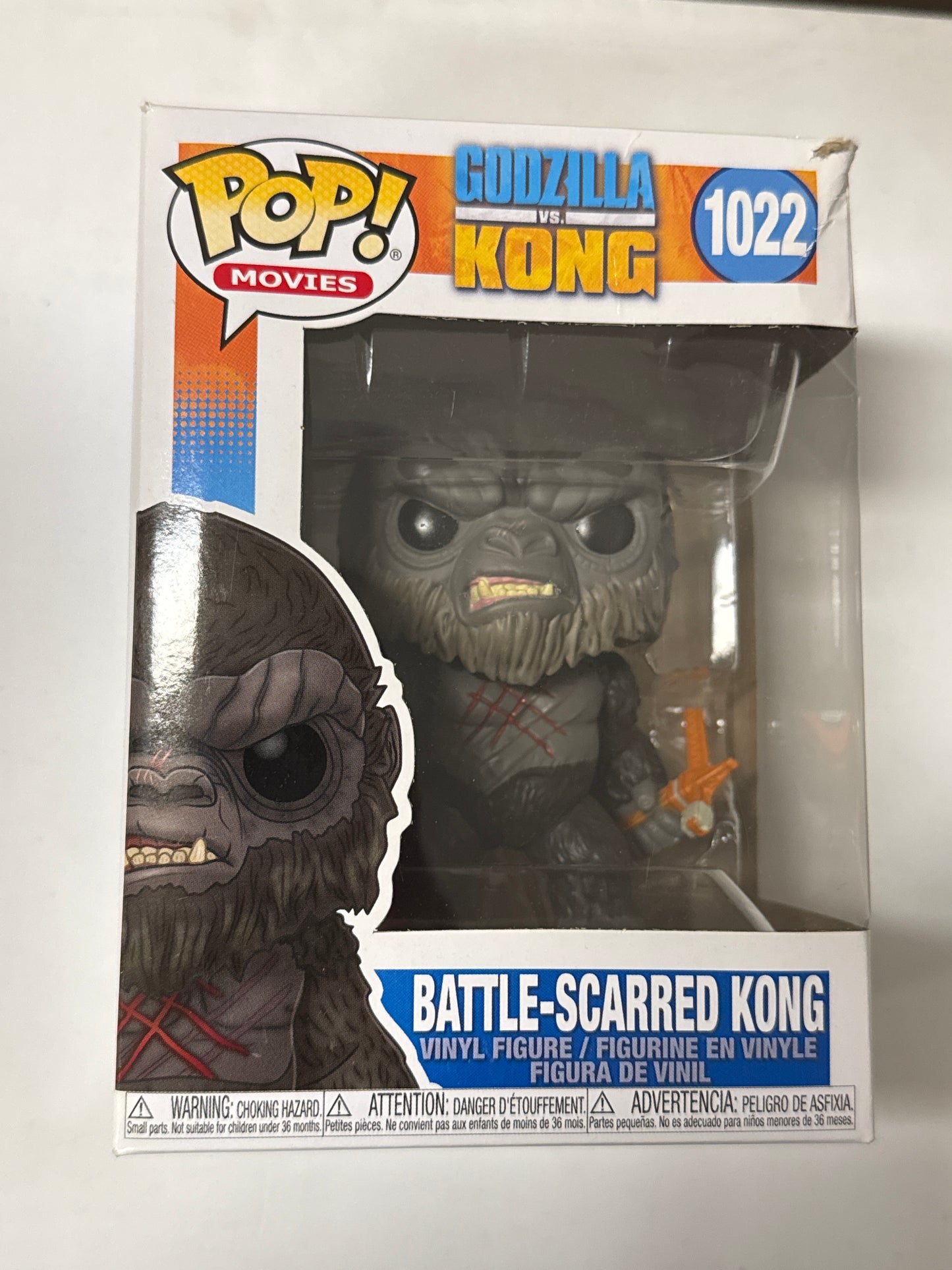 Godzilla vs Kong - Kong Battle Worn Pop! Vinyl #1022