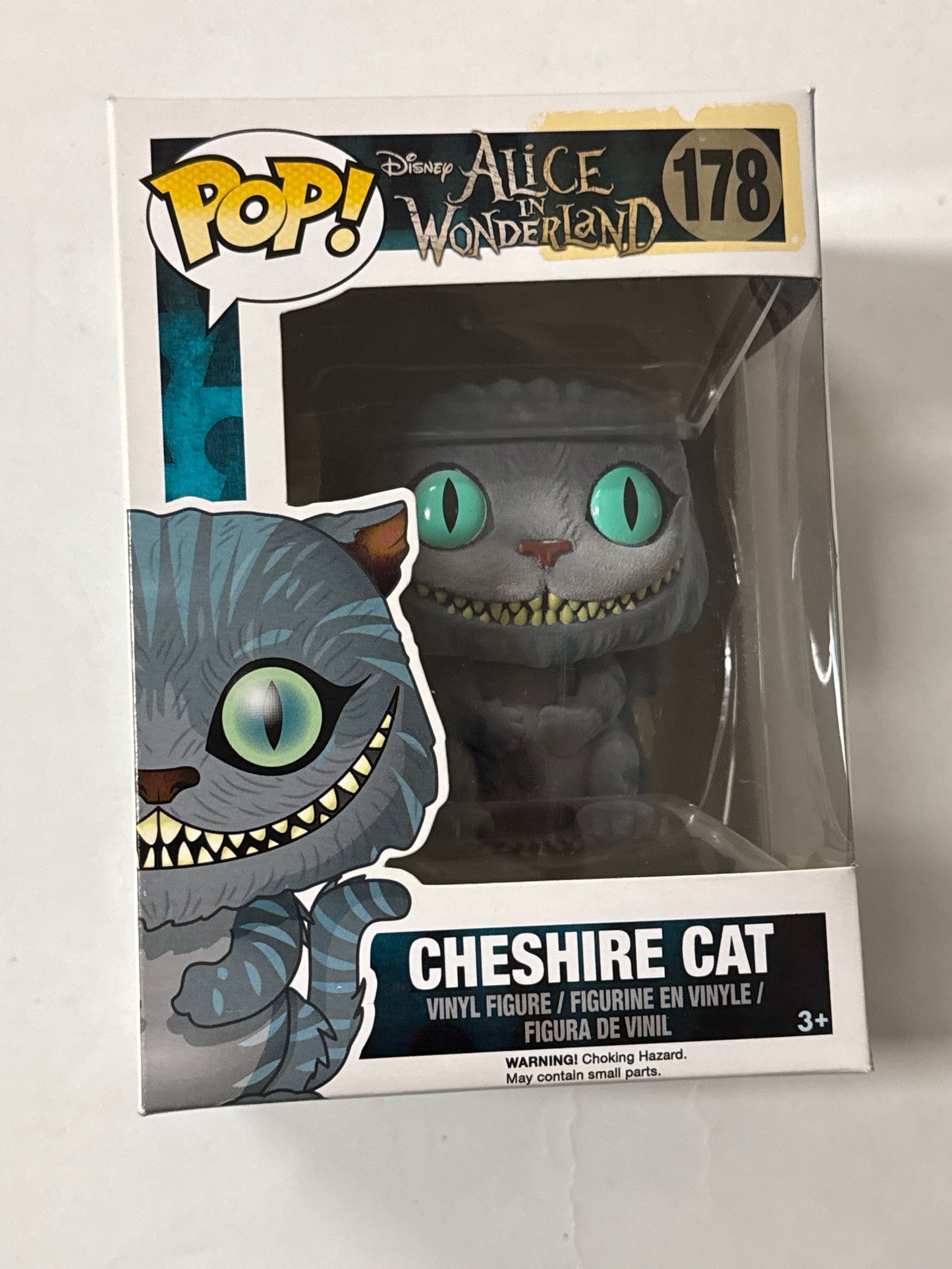 Alice in Wonderland - Cheshire Cat Flocked  US Exclusive POP! Vinyl #178