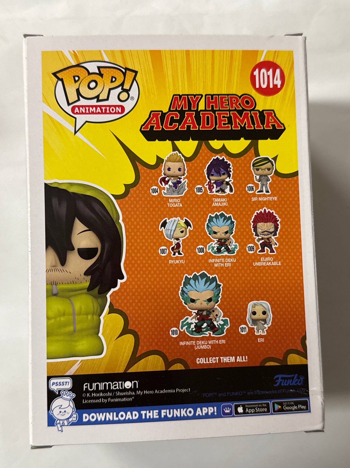 My Hero Academia - Aizawa Sleeping Bag US Exclusive Pop! Vinyl #1014