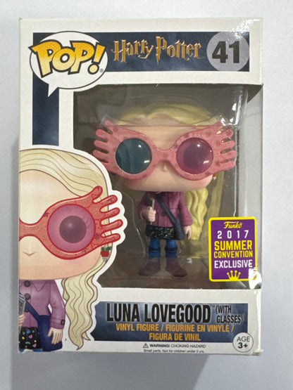 Harry Potter - Luna Lovegood (With Glasses)  2017 San Diego Summer Convention Exclusive Pop Vinyl #41