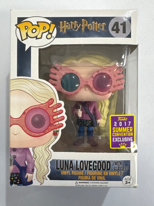 Harry Potter - Luna Lovegood (With Glasses)  2017 San Diego Summer Convention Exclusive Pop Vinyl #41