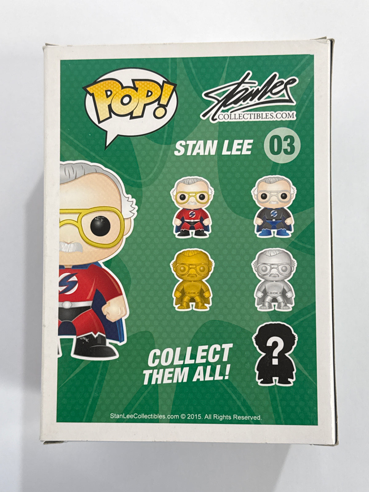 Stan Lee - Stan Lee (Superhero) Pop! Vinyl #03
