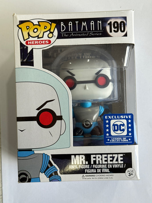 Batman - Mr. Freeze (w/ Gun) Legion of collectors exclusive Pop Vinyl #190