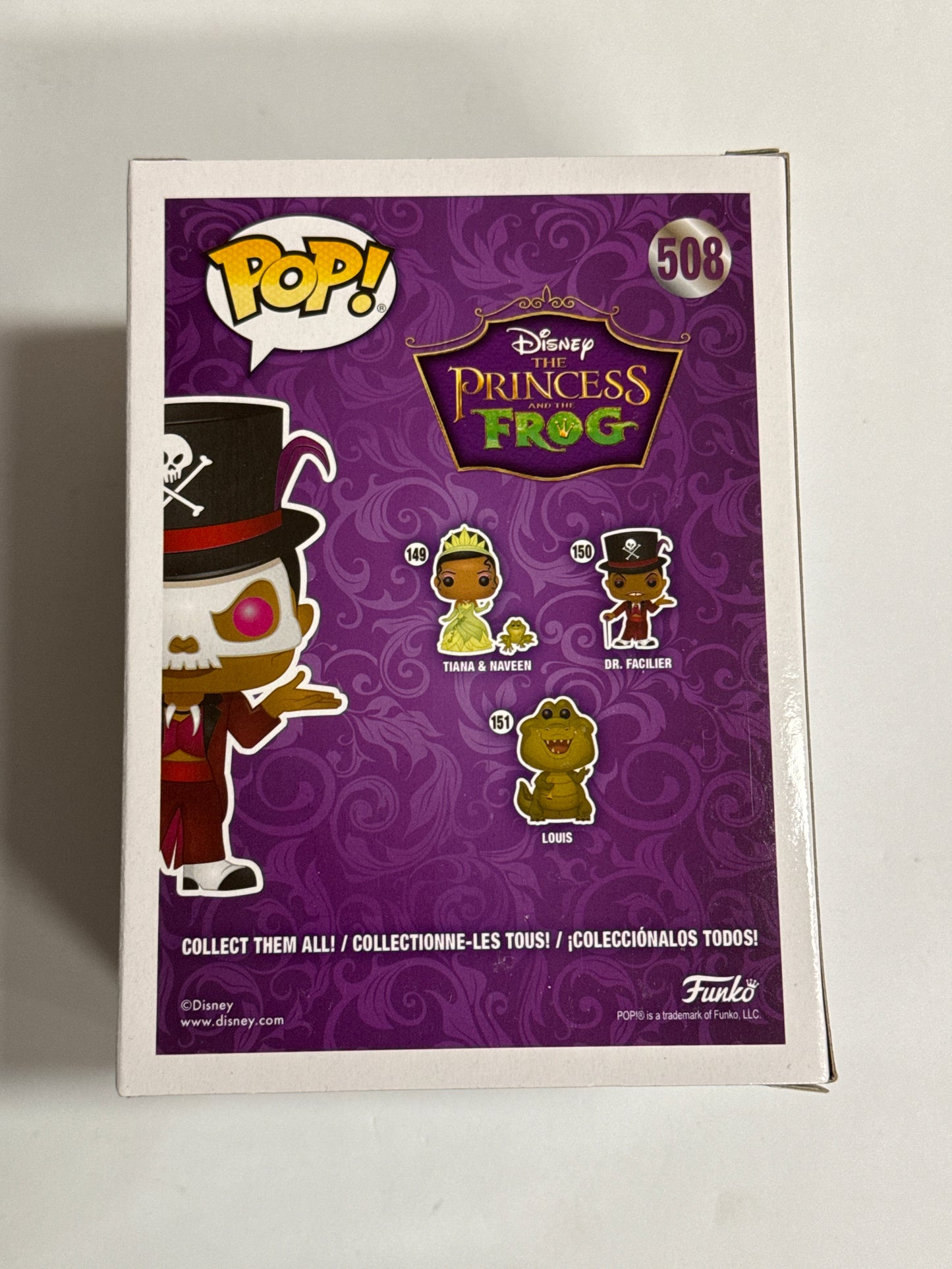 The Princess and the Frog - Dr. Facilier with Mask US Exclusive Pop! Vinyl #508