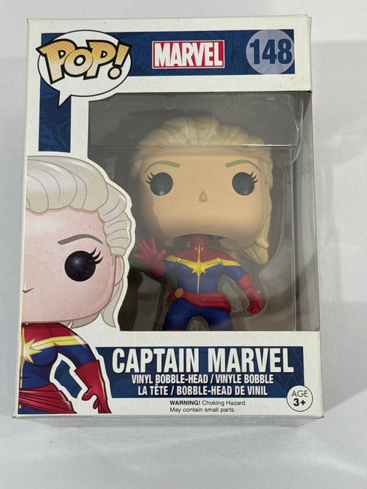 Marvel - Captain Marvel (Unmasked) POP! Vinyl #148