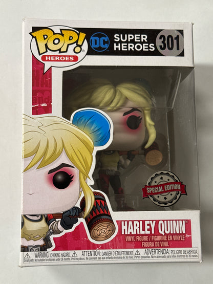 DC Comics - Harley Quinn with Mallet US Exclusive Pop! Vinyl #301