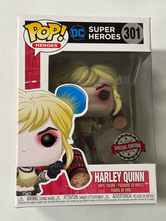 DC Comics - Harley Quinn with Mallet US Exclusive Pop! Vinyl #301