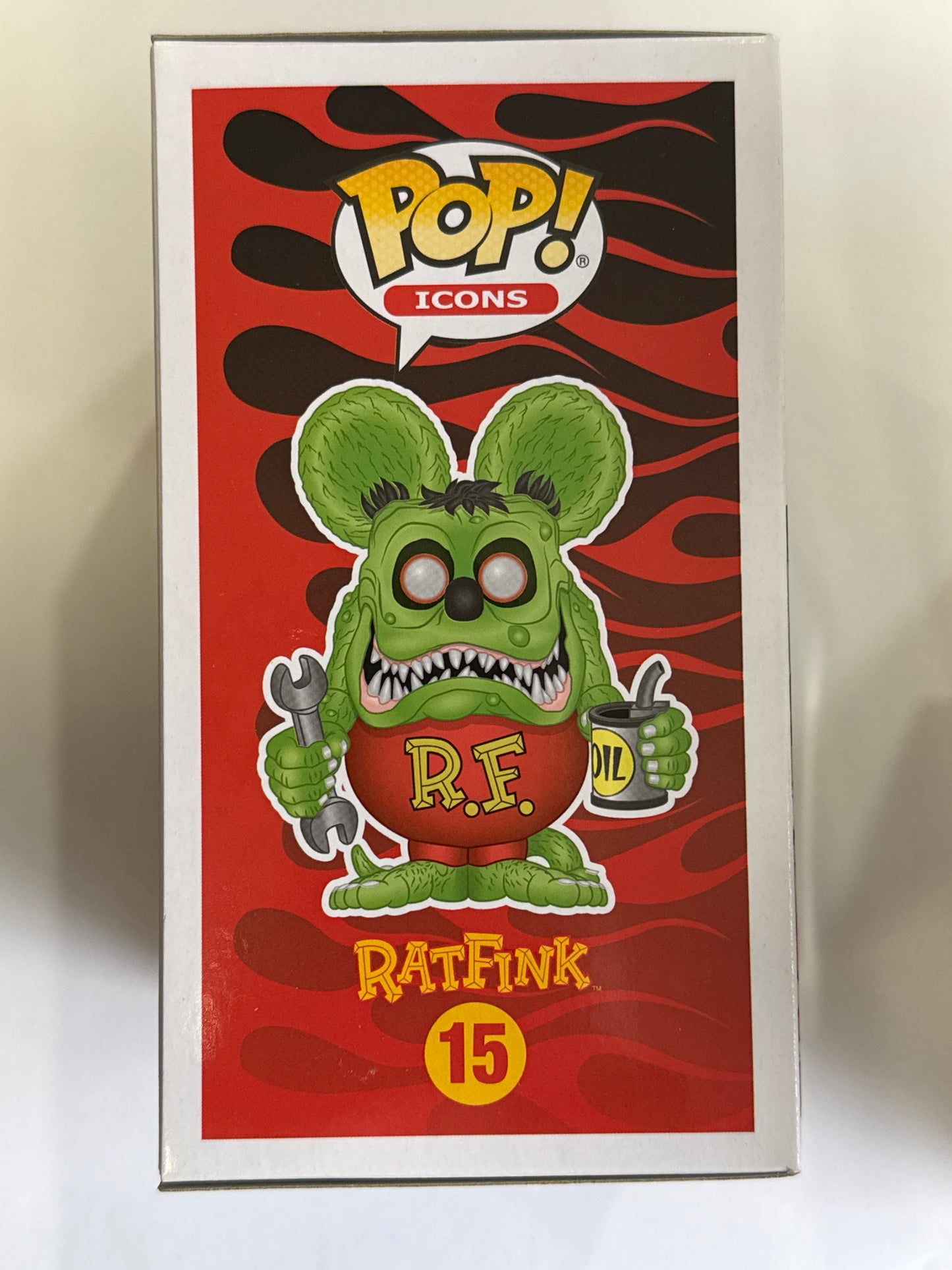 Rat Fink - Rat Fink Green Chrome 2019 SDCC Exclusive Pop! Vinyl #15