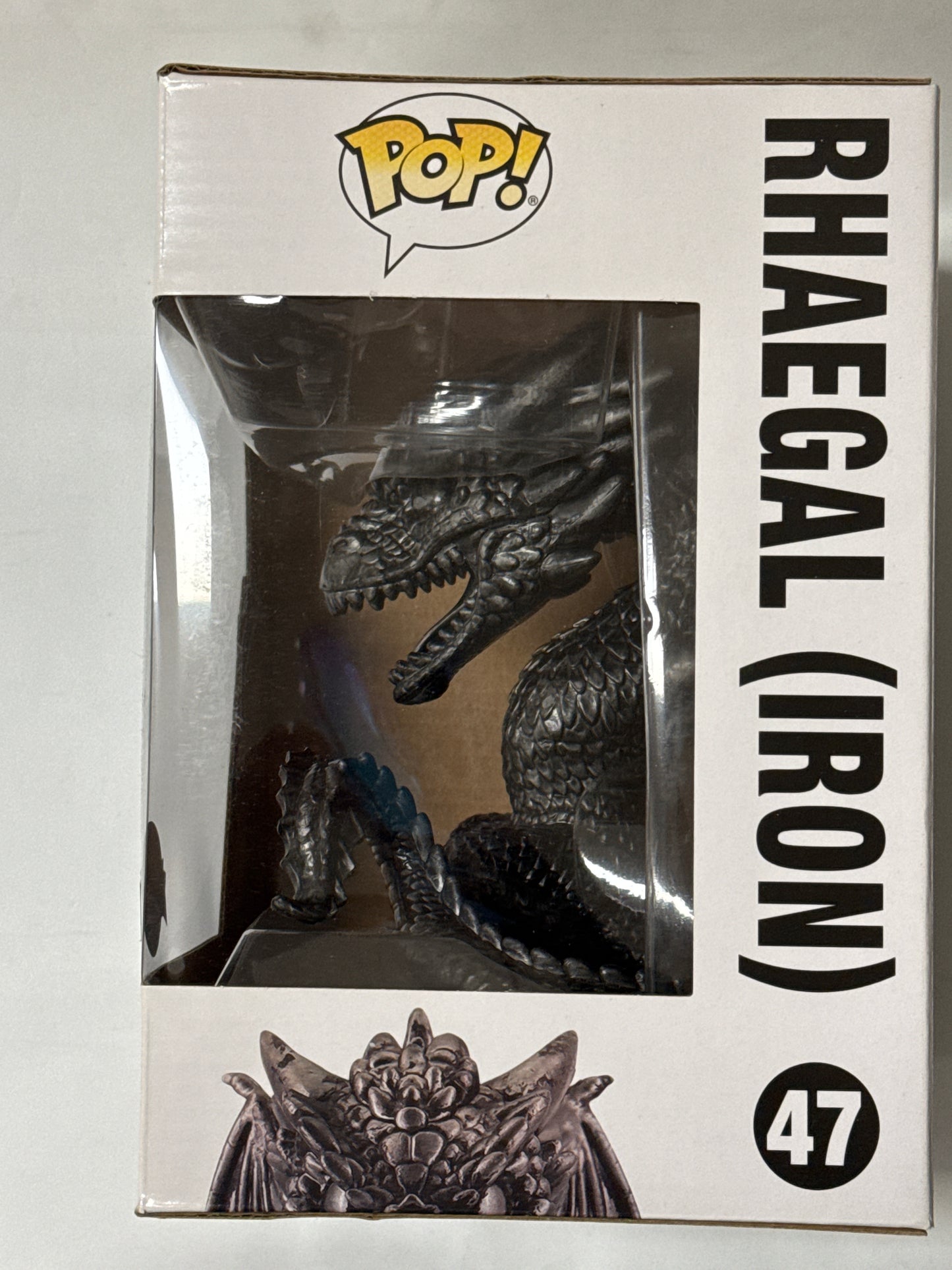 A Game of Thrones - Rhaegal Iron 6" US Exclusive Pop! Vinyl #47