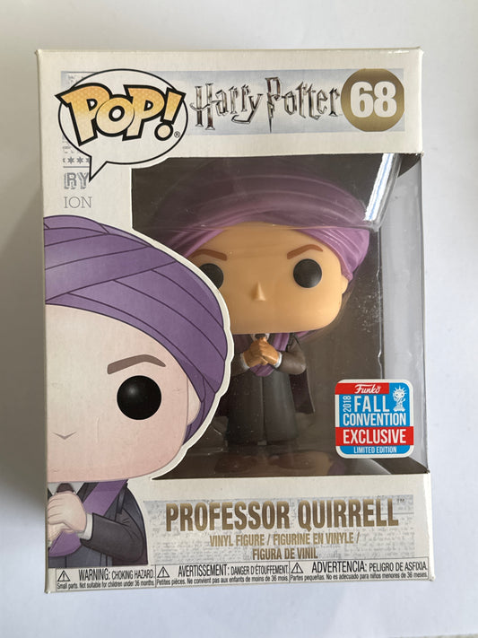 Harry Potter - Professor Quirrell 2018 New York Fall Convention Exclusive Pop! Vinyl #68
