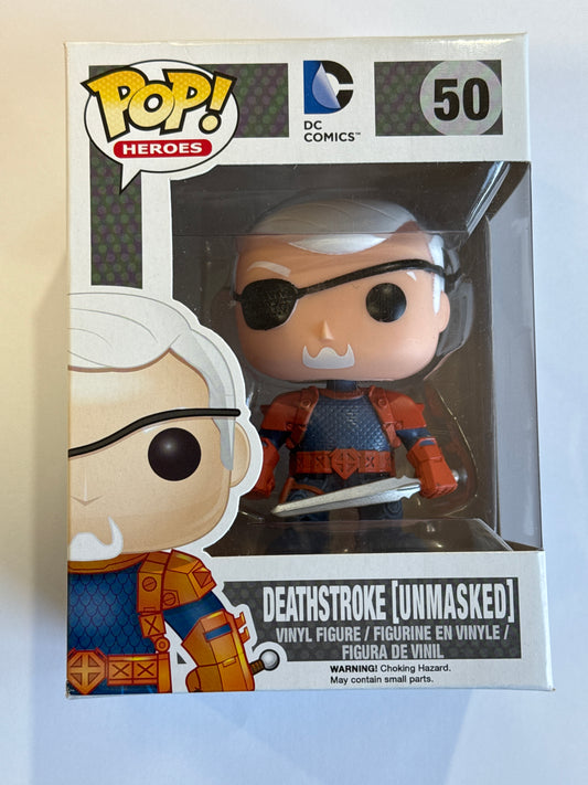 DC Comics - Deathstroke (Unmasked) Pop! Vinyl #50