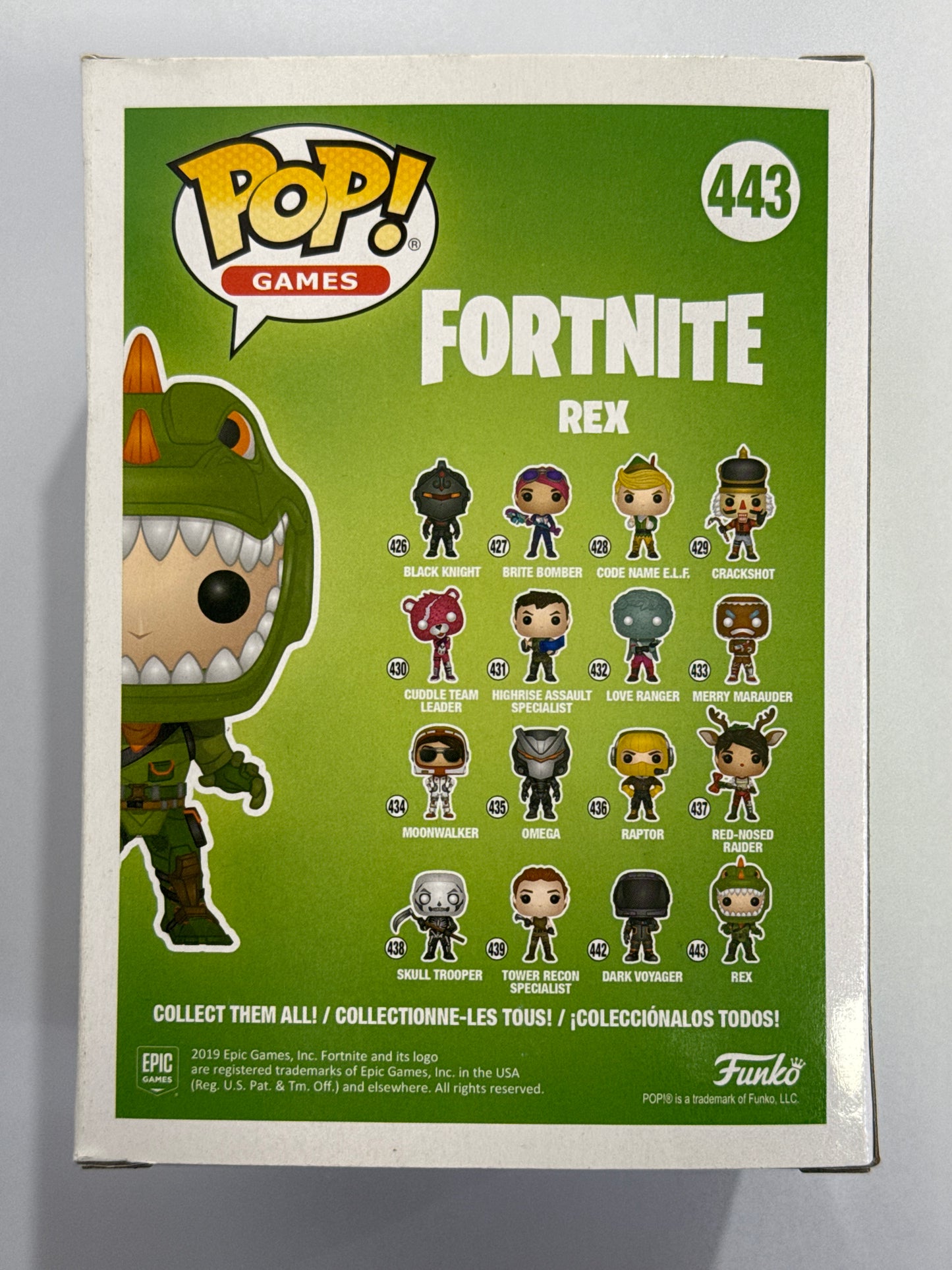 Fortnite - Rex Glow US Exclusive Pop! Vinyl #443
