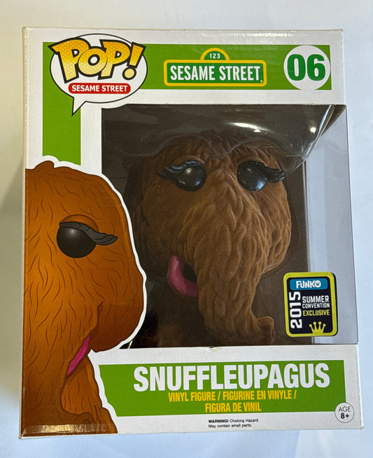 Sesame Street - Snuffleupagus (Flocked) 2015 Summer Convention Exclusive 6" Pop Vinyl #06