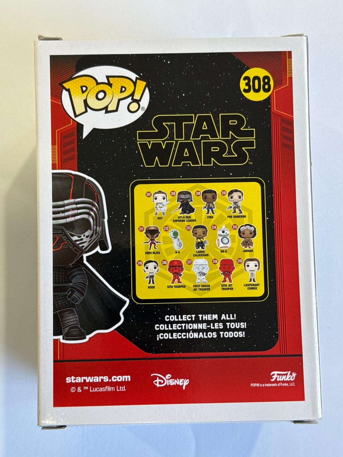 Star Wars - Kylo Ren Supreme Leader  Pop! Vinyl #308