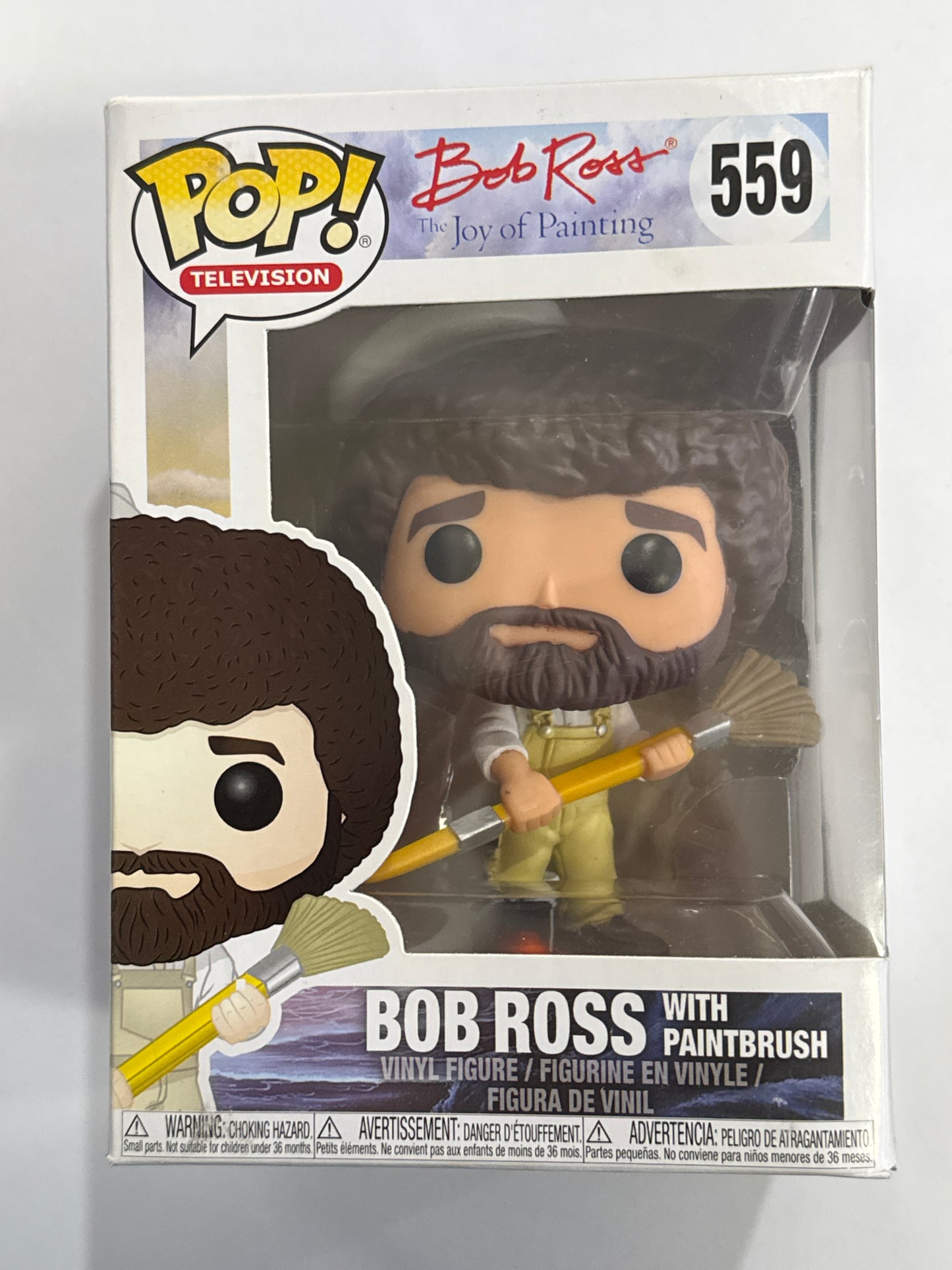 The Joy of Painting - Bob Ross with Paintbrush Pop! Vinyl #559