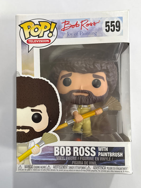 The Joy of Painting - Bob Ross with Paintbrush Pop! Vinyl #559