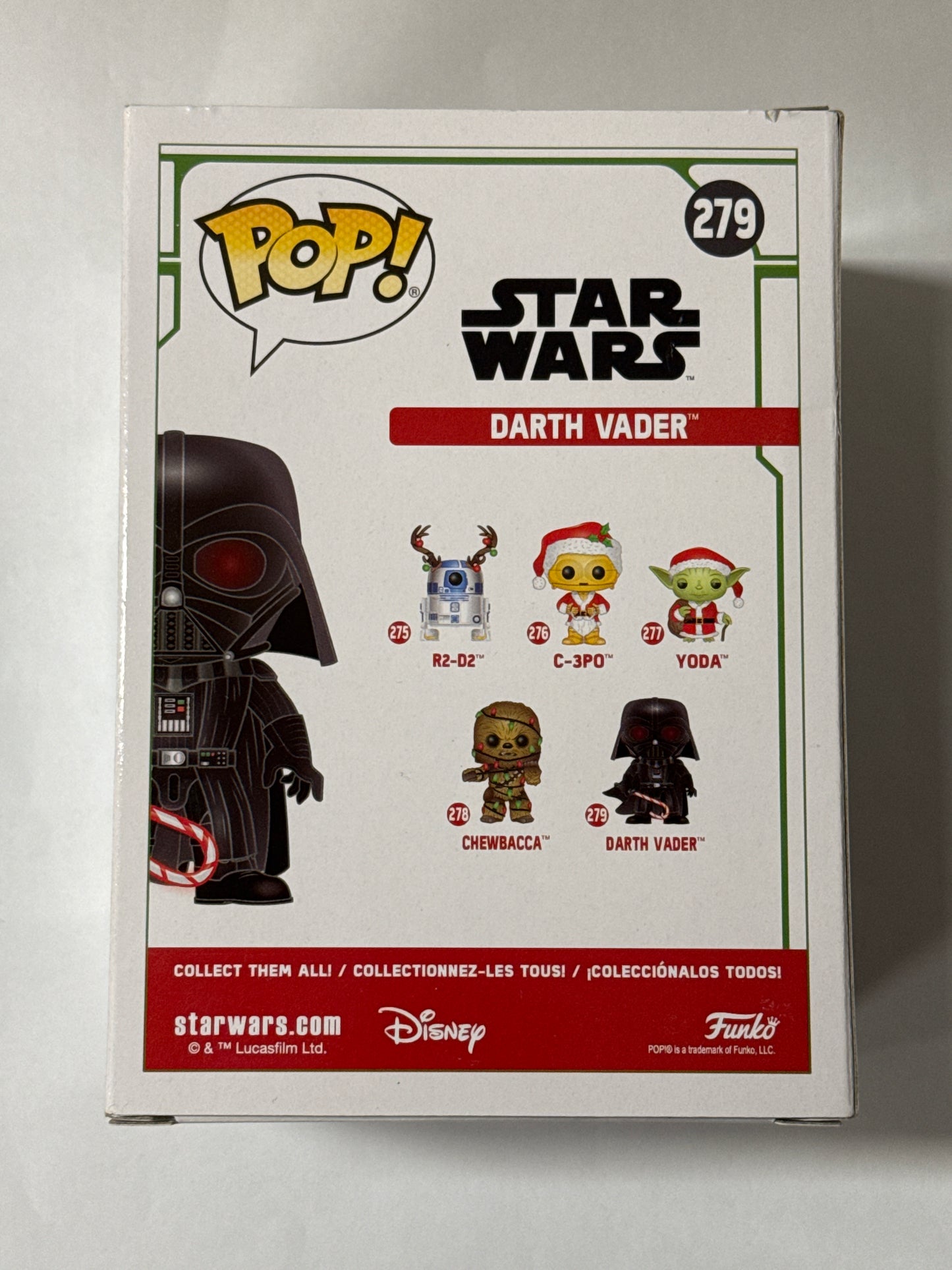 Star Wars - Darth Vader Holiday CHASE Pop! Vinyl #279