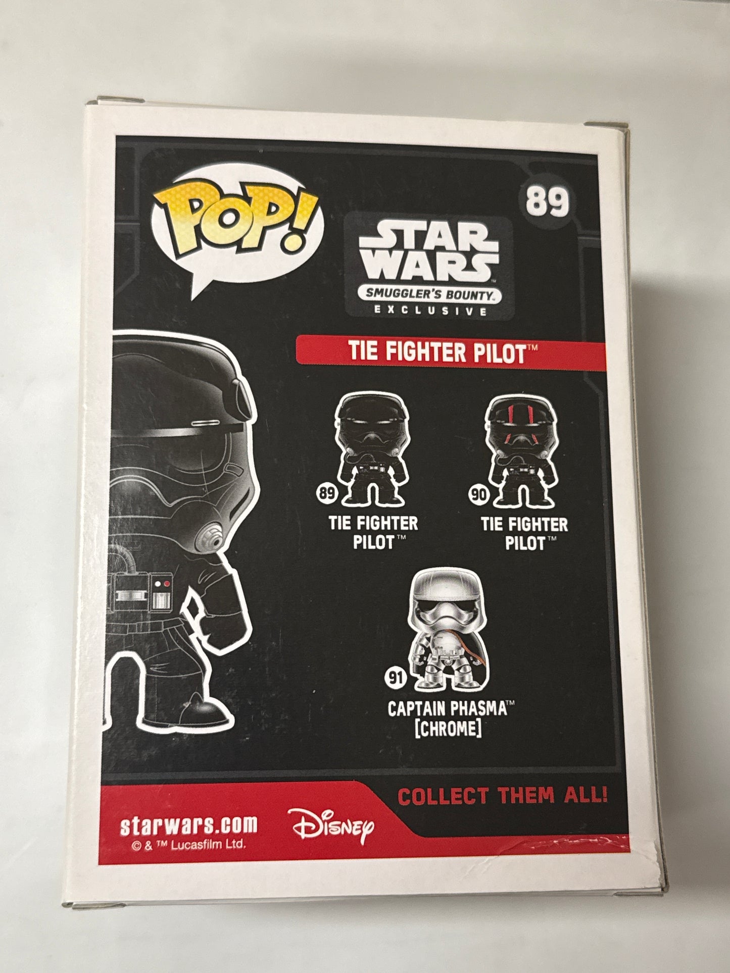 Star Wars - Tie Fighter Pilot Smugglers Bounty Excusive Pop Vinyl #89
