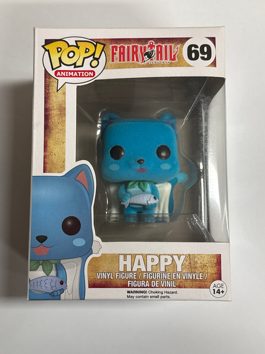 Fairytail - Happy (Flocked) Pop! Vinyl #69
