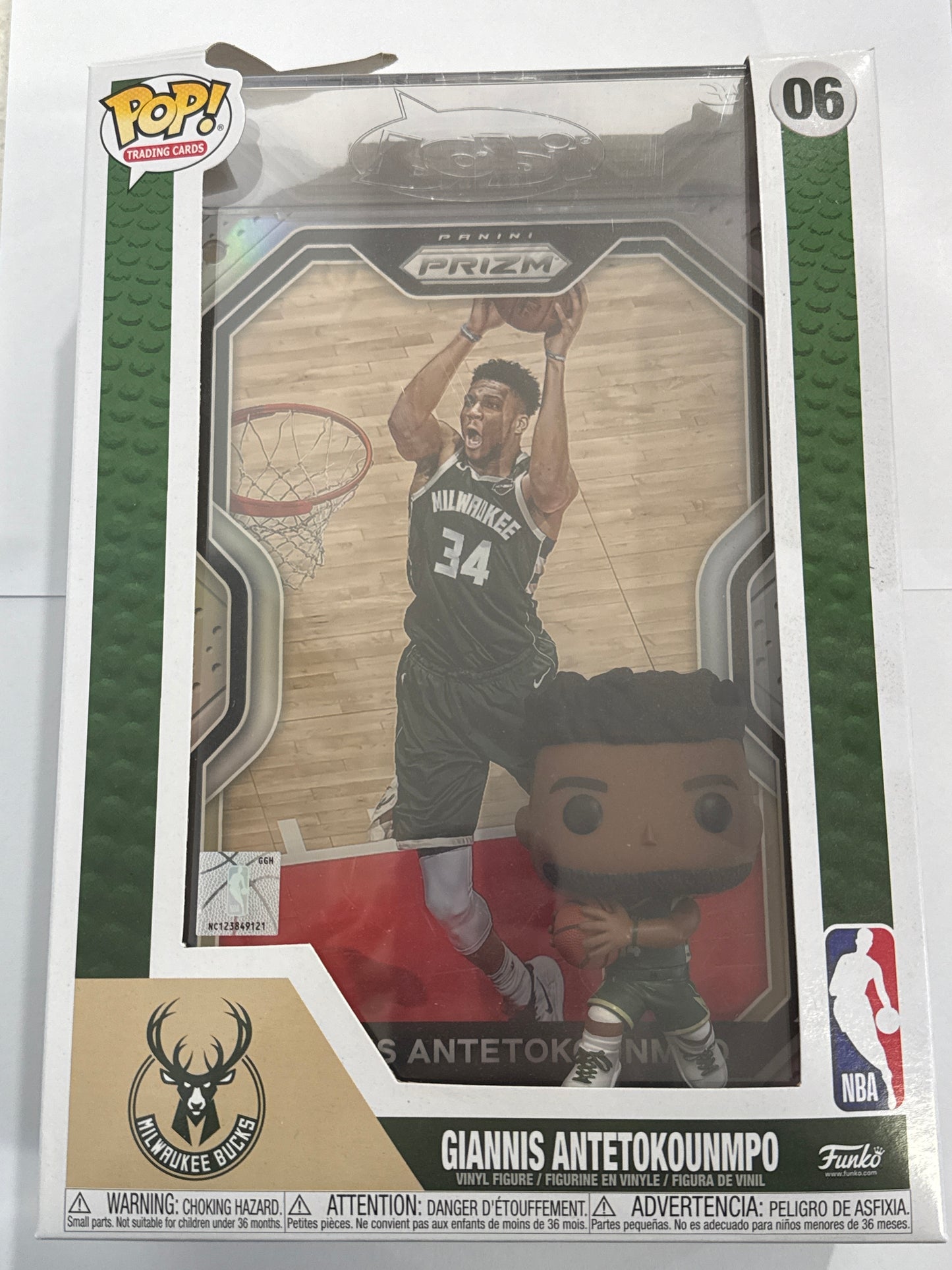 NBA - Giannis Antetokounmpo Pop! Trading Card #06