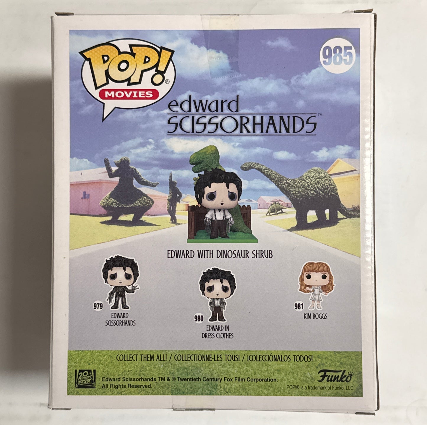 Edward Scissorhands - Edward & Dinosaur Hedge Pop! Deluxe #985