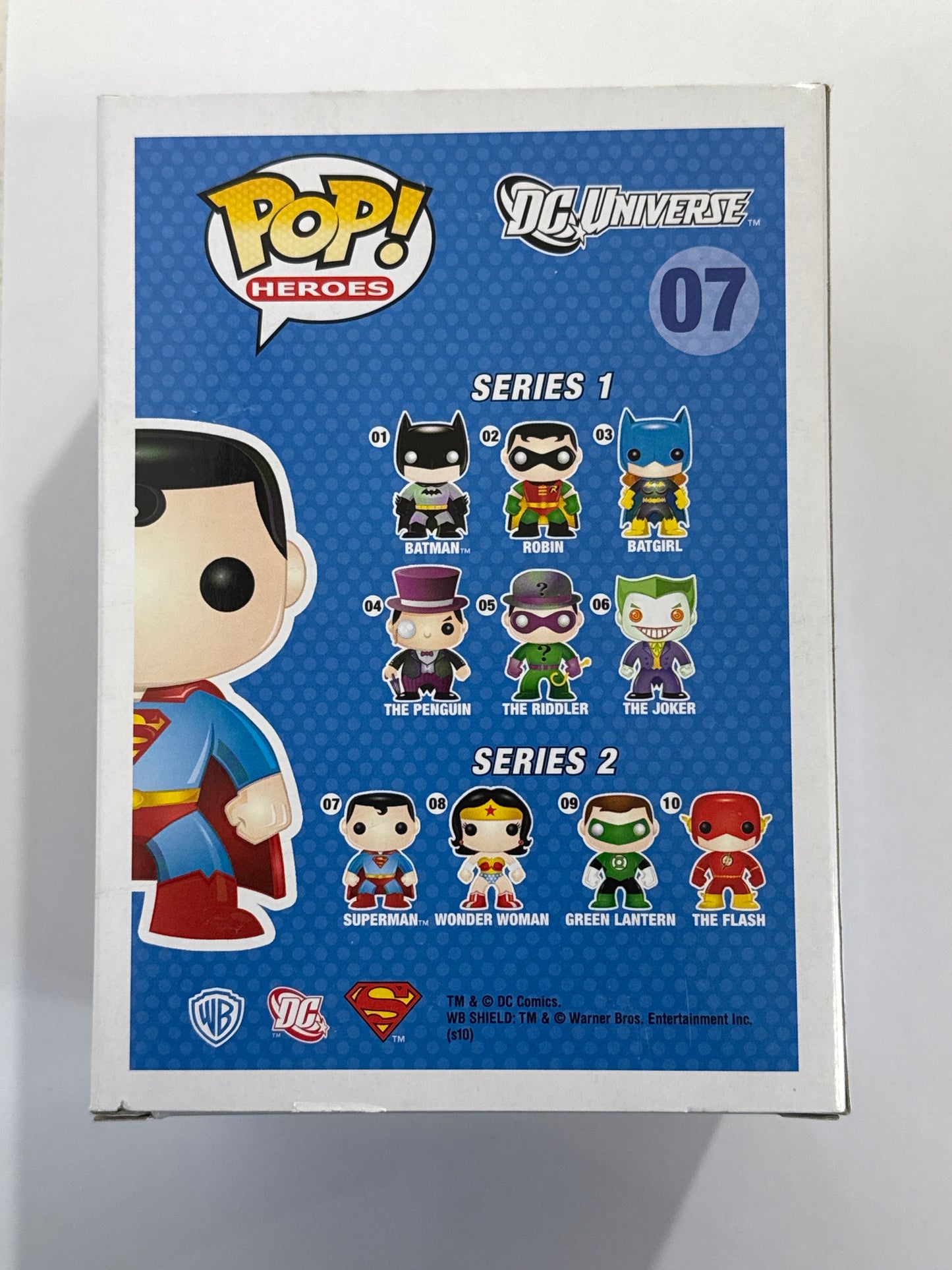 DC Universe- Superman Metallic Chase Pop! Vinyl #07