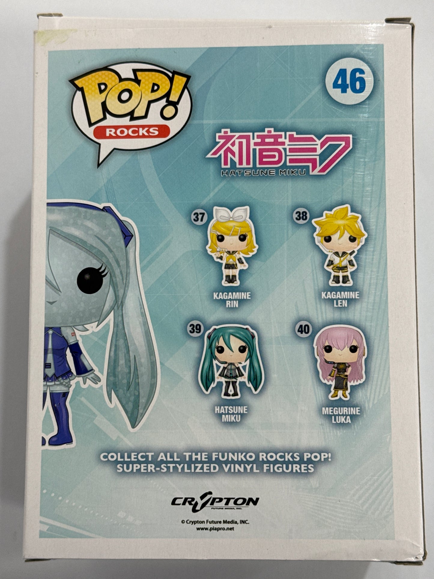 Hatsune Miku - Hatsune Miku Crystal Hot Topic Exclusive Pop Vinyl #46