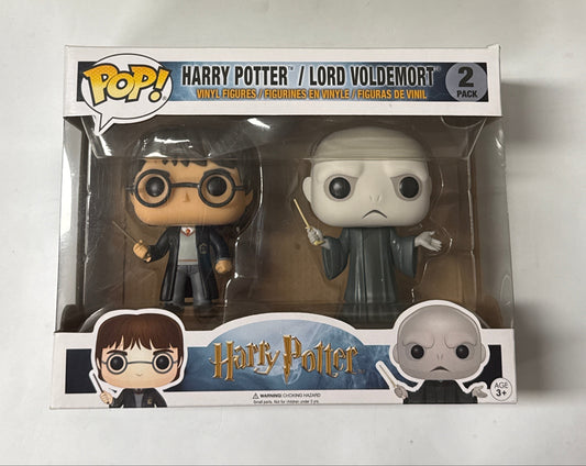 Harry Potter - Harry Potter & Lord Voldemort 2 Pack Pop! Vinyl