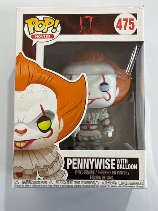 It (2017) - Pennywise with Balloon US Exclusive Pop! Vinyl #475