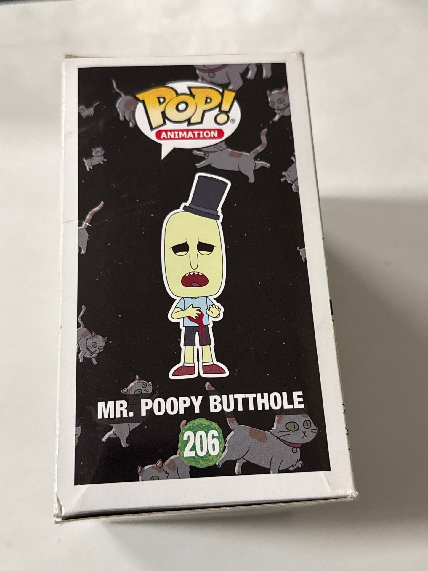 Rick and Morty - Mr Poopy Butthole Wounded US Exclusive Pop! Vinyl #206