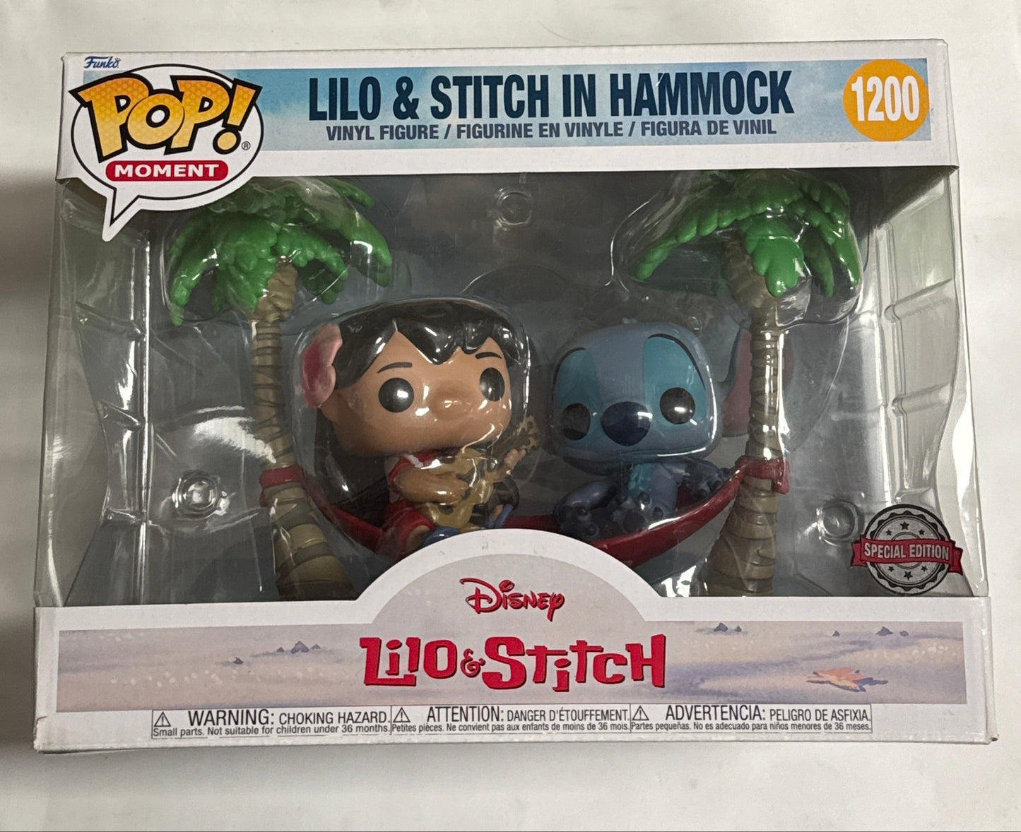 Lilo & Stitch - Lilo and Stitch in Hammock US Exclusive Pop! Moment #1200