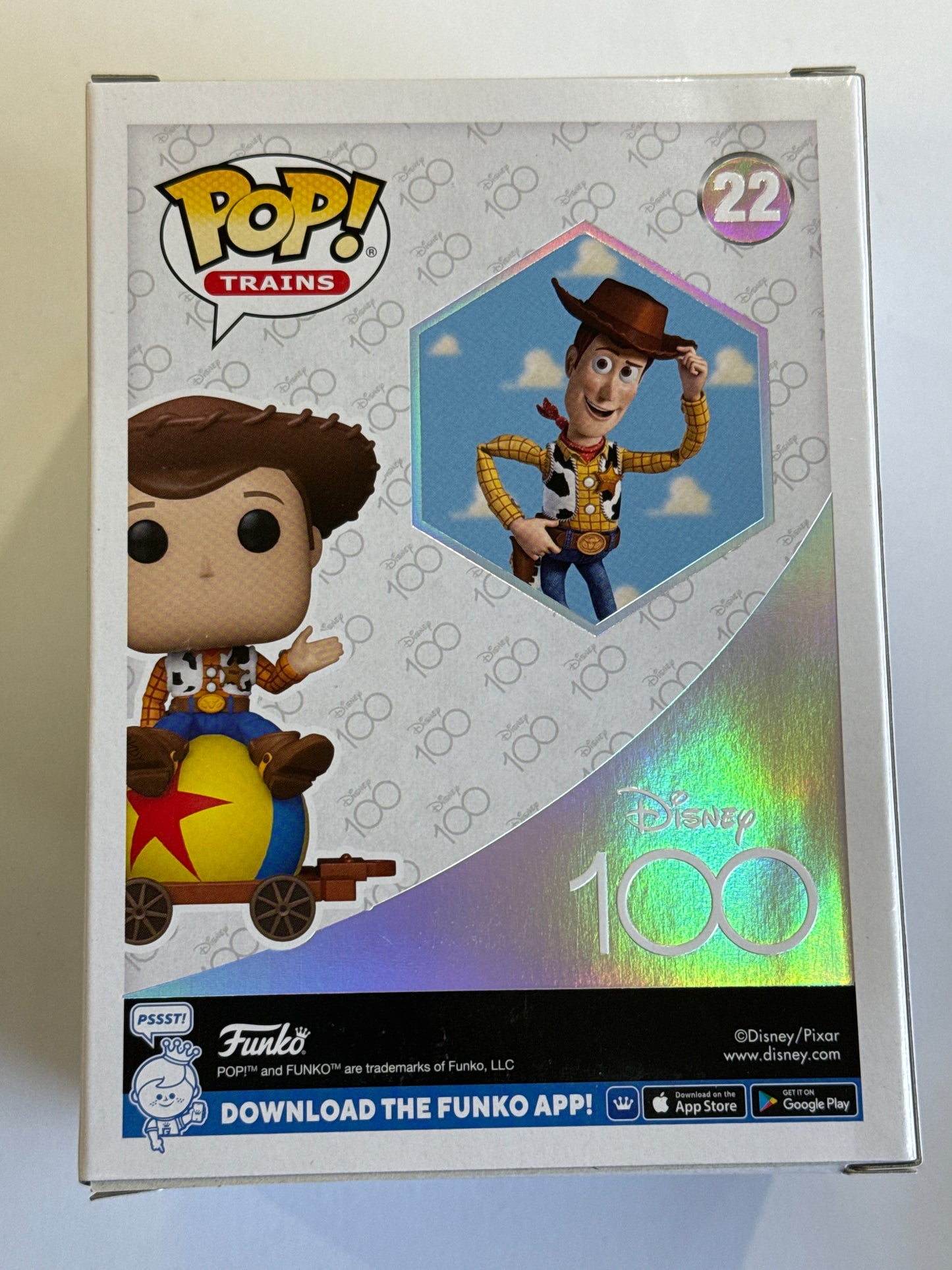 Disney: D100 - Woody US Exclusive Pop! Train Carriage #22