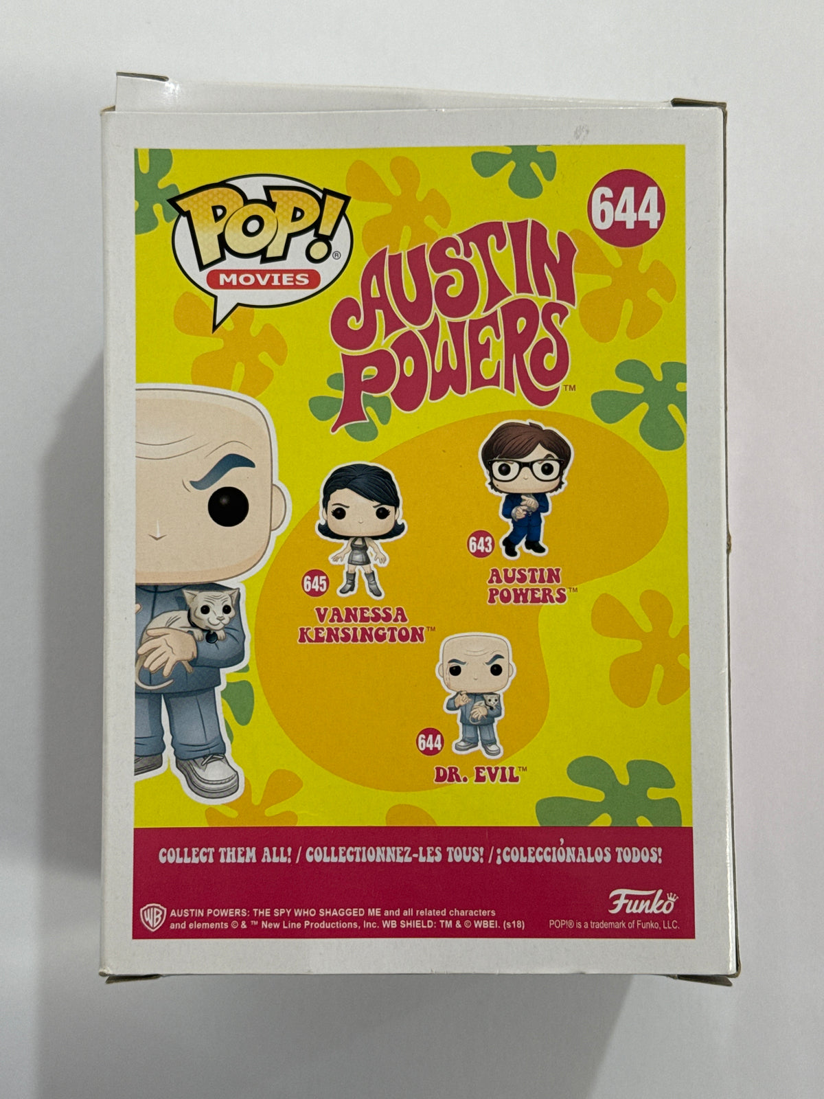 Austin Powers - Dr Evil Pop! Vinyl #644