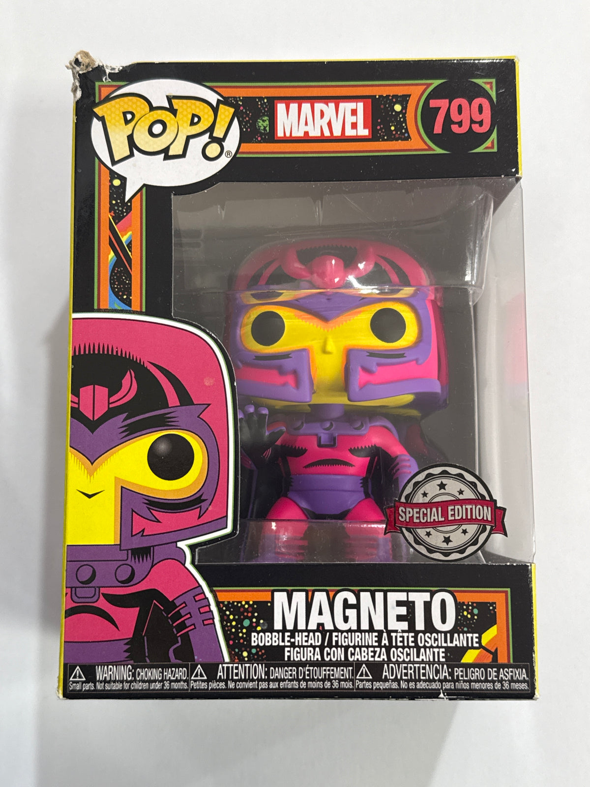 X-Men - Magneto Blacklight US Exclusive Pop! Vinyl #799