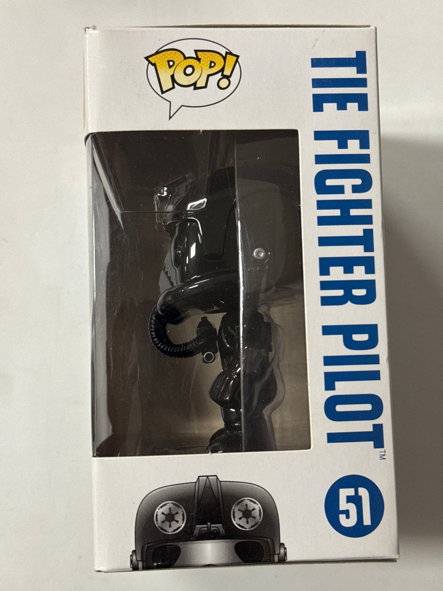 Star Wars - Tie Fighter Pilot (Chrome) 2015 NYCC Exclusive Pop! Vinyl #51