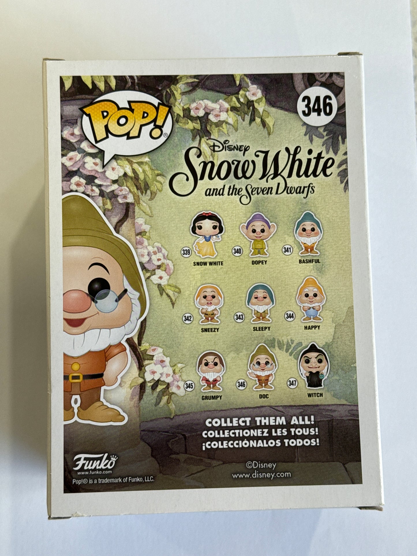 Snow White And The Seven Dwarfs - Doc Pop! Vinyl #346