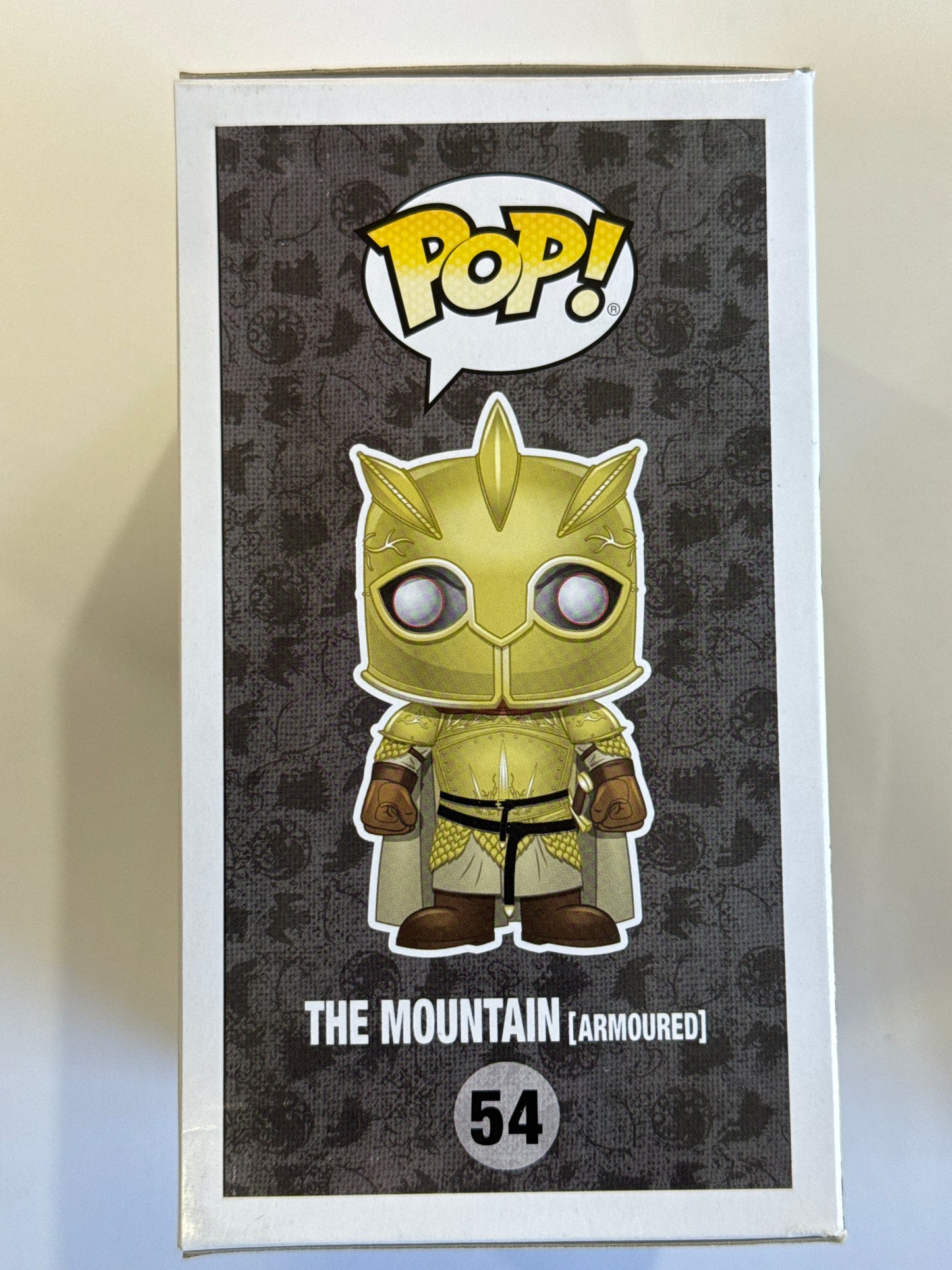 Game Of Thrones - The Mountain (Armoured) 2017 SDCC Exclusive Pop! Vinyl #54