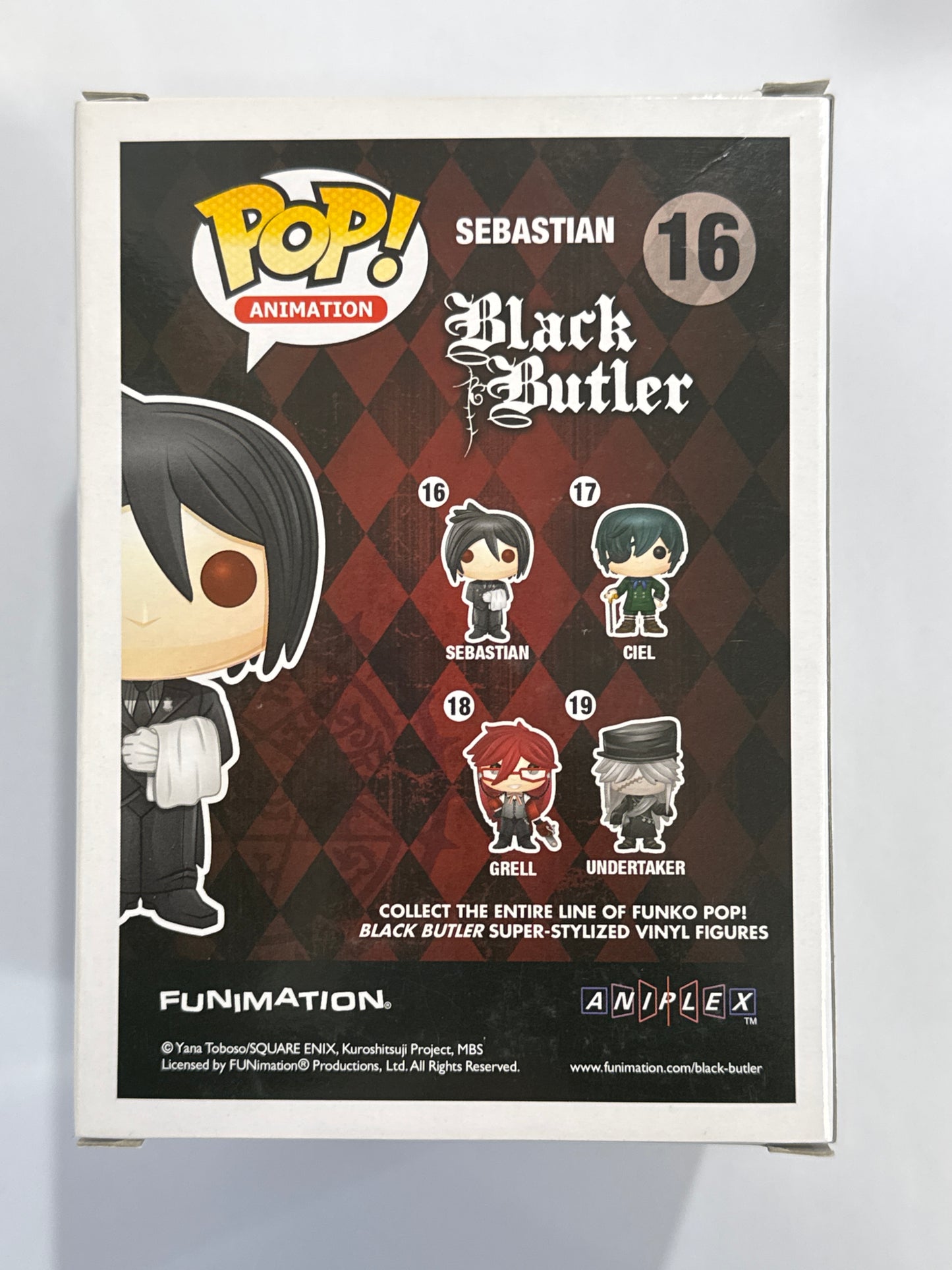 Black Butler - Sebastian Pop! Vinyl #16